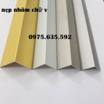 Nẹp nhôm chữ V trang trí, nẹp V ốp góc